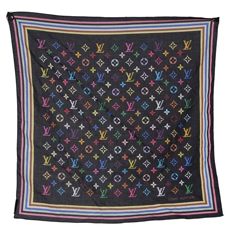 louis vuitton bandana multicolor|louis vuitton squares.